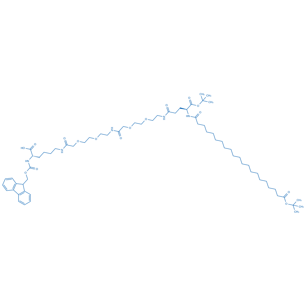 替尔帕肽杂质上市了，Fmoc-L-Lys[C21-OtBu-Glu(OtBu)-AEEA-AEEA]-OH
