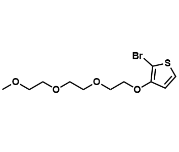 2-溴-3-(2-(2-(2-甲氧基乙氧基)乙氧基)乙氧基)噻吩