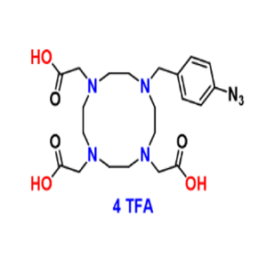 1777804-44-0，DOTA-CH2-Ph-azide (TFA salt)，?DOTA-苄基叠氮化物三氟乙酸盐