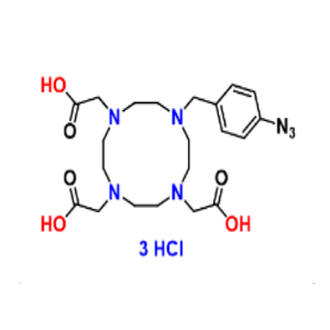 DOTA-CH2-Ph-azide(HCl salt)，DOTA-苄基叠氮化物盐酸盐