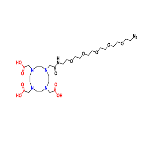 DOTA-PEG5-azide，DOTA-五聚乙二醇-叠氮