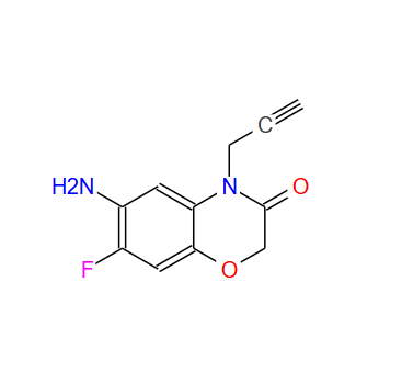 2H-1,4-Benzoxazin-3(4H)-one, 6-amino-7-fluoro-4-(2-propynyl)-