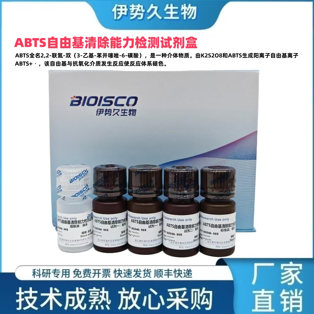 ABTS自由基清除能力检测试剂盒,自由基清除