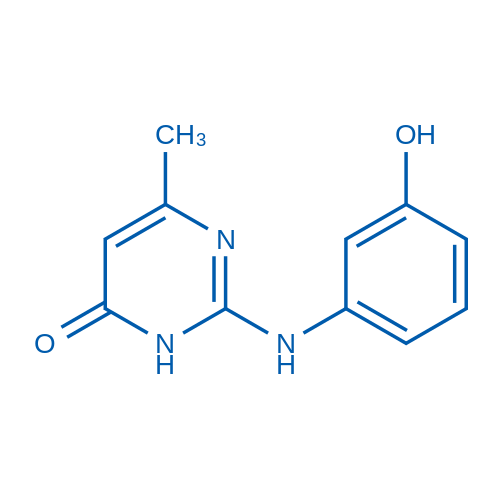 2-((3-Hydroxyphenyl)amino)-6-methylpyrimidin-4(3H)-one