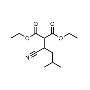 2-乙氧基羰基-3-氰基-5-甲基己酸乙酯；186038-82-4