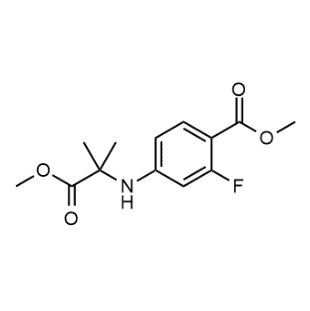 2-氟-4-[(1-甲氧基-2-甲基-1-氧代-2-丙基)氨基]苯甲酸甲酯；1802242-47-2