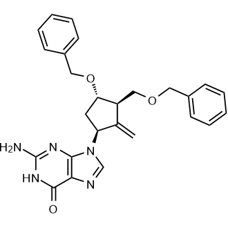 2-氨基-1,9-二氢-9-[(1S,3R,4S)-4-苄氧基-3-苄氧基甲基-2-亚甲基环戊基]-6H-嘌呤-6-酮