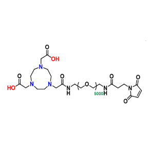 NOTA-PEG5000-Mal，NOTA-聚乙二醇-马来酰亚胺