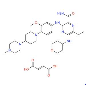 1254053-84-3，富马酸吉列替尼