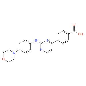 945749-71-3，4-(2-(4-MorpholinophenylaMino)pyriMidin-4-yl)benzoic acid