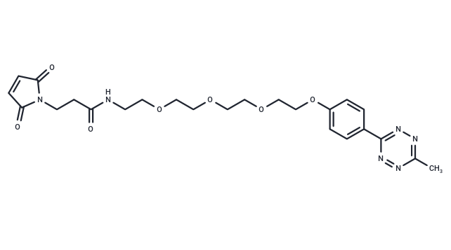 1802908-02-6，Methyltetrazine-PEG4-maleimide，甲基四嗪-四聚乙二醇-马来酰亚胺
