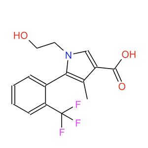 1631030-72-2，1-(2-羟乙基)-4-甲基-5-(2-(三氟甲基)苯基)-1H-吡咯-3-羧酸 