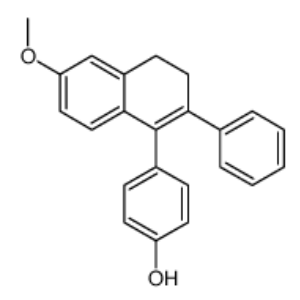 1729-38-0，4-(6-methoxy-2-phenyl-3,4-dihydronaphthalen-1-yl)phenol