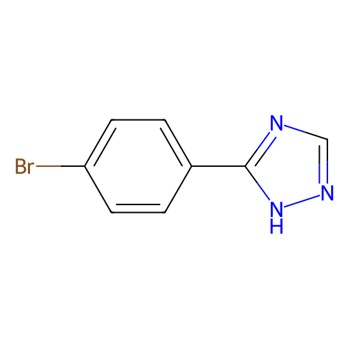 aladdin 阿拉丁 B179984 3-(4-溴苯基)-1H-1,2,4-三唑 118863-62-0 ≥96%