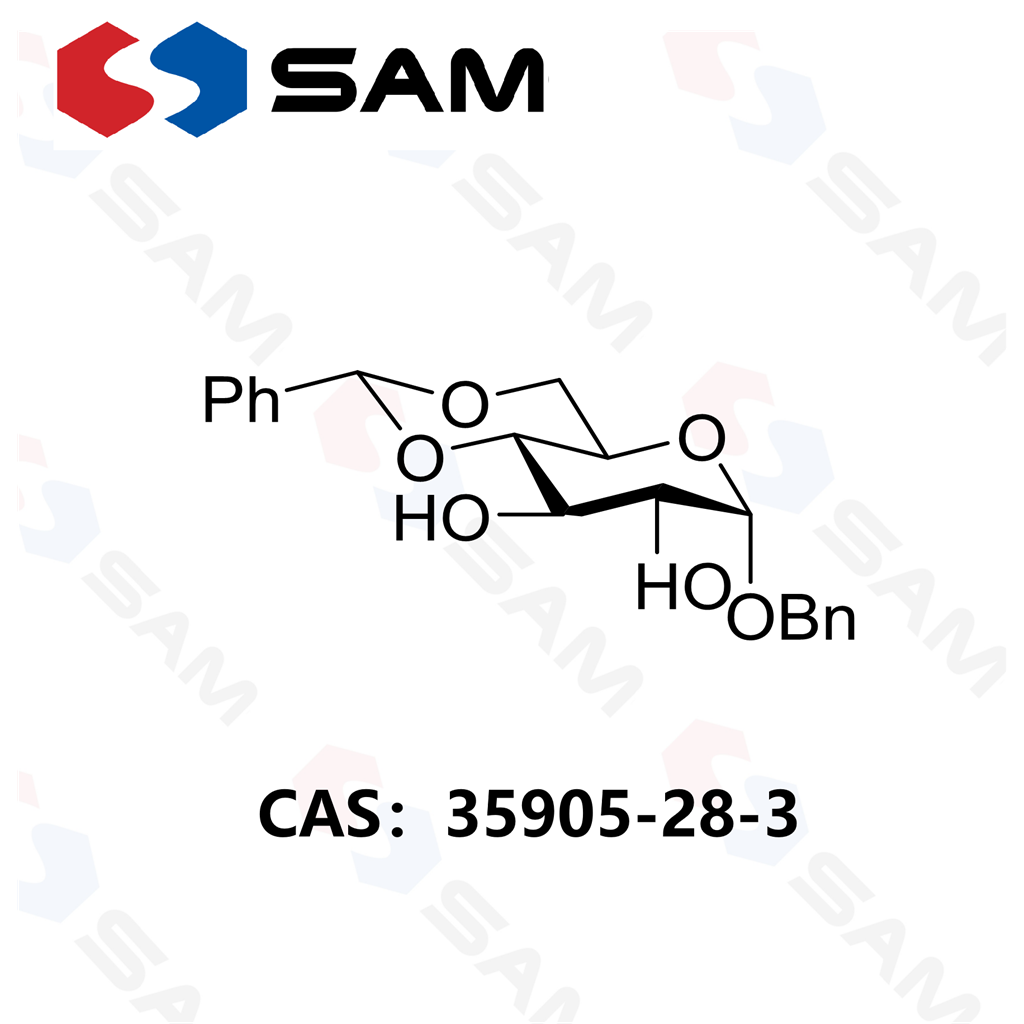 苄基 4,6-O-苯亚甲基-α-D-吡喃葡萄糖苷