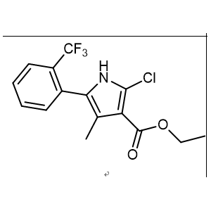 1631030-75-5，2-氯-4-甲基-5-（2-三氟甲基苯基）-1H-吡咯-3-羧酸乙酯