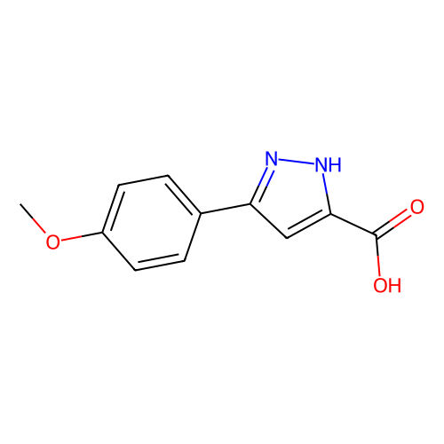 aladdin 阿拉丁 M169184 3-(4-甲氧苯基)-1H-吡唑-5-羧酸 27069-16-5 ≥97%