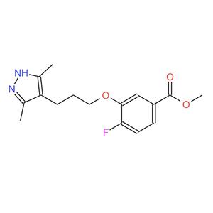 1446701-54-7，3-{[3-(3,5-二甲基-1H-吡唑-4-基)丙基]氧基}-4-氟苯甲酸甲酯 