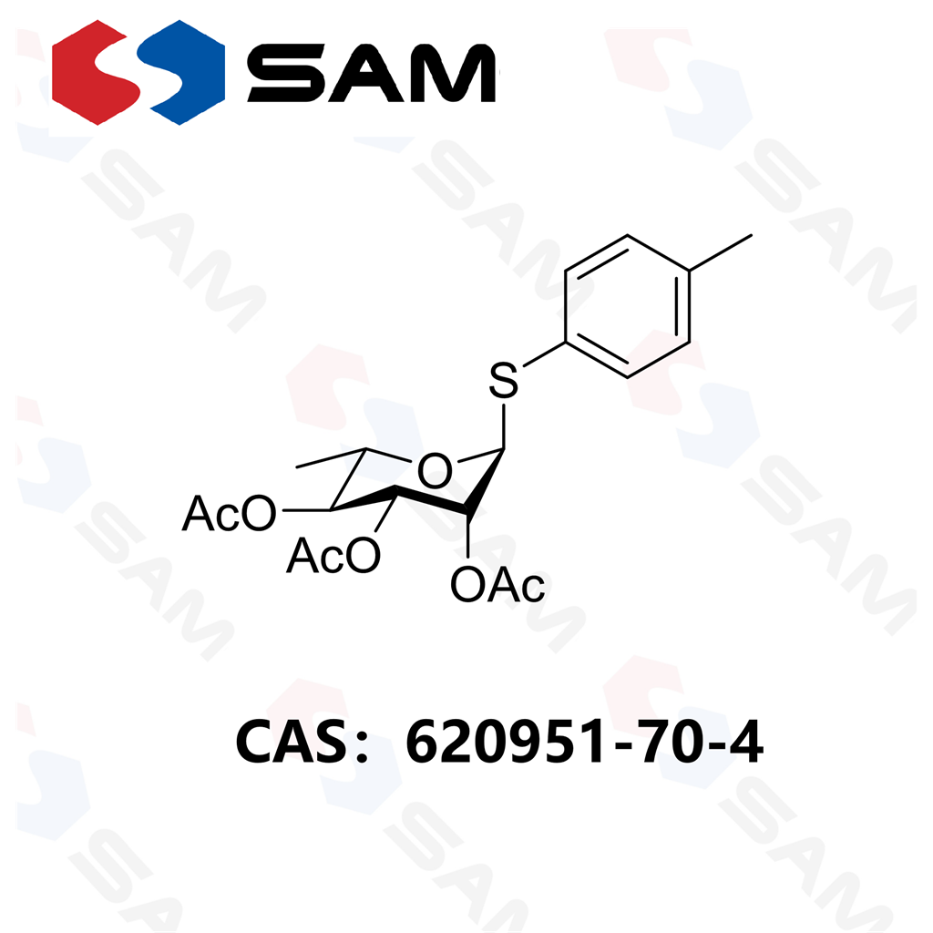 4-甲基苯基 2,3,4-三-O-乙酰基-1-硫代-α-L-吡喃鼠李糖苷
