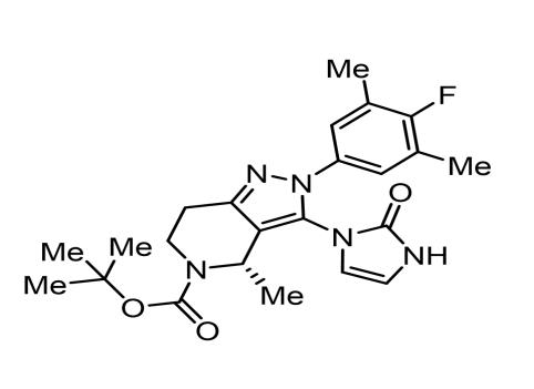 (S)-2-(4-氟-3,5-二甲基苯基)-4-甲基-3-(2-氧代-2,3-二氢-1H-咪唑-1-基)-2,4,6,7-四氢-5H-吡唑并[4,3-C]吡啶-5-羧酸叔丁酯