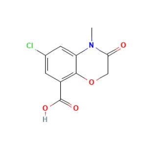 aladdin 阿拉丁 C728074 6-氯-4-甲基-3-氧代-3，4-二氢-2H-1，4-苯并噁嗪-8-羧酸 123040-79-9 ≥95%