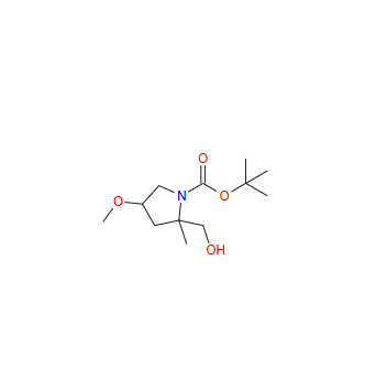 2-(羟甲基)-4-甲氧基-2-甲基吡咯烷-1-羧酸叔丁酯