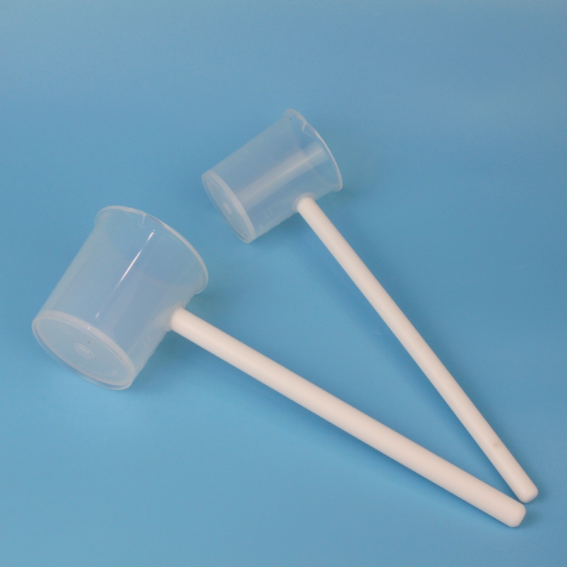 特氟龙PFA取样勺50ml带手柄耐强酸碱取样转移高纯化学试剂