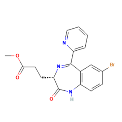 aladdin 阿拉丁 B770209 （3S）-7-溴-2，3-二氢-2-氧代-5-（2-吡啶基）-1H-1，4-苯并二氮卓-3-丙酸甲酯 308242-23-1 ≥98%