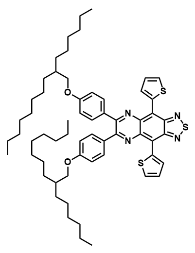 6,7-双(4-((2-己基癸基)氧基)苯基)-4,9-二(噻吩-2-基)-[1,2,5]噻二唑并[3,4-g]喹喔啉