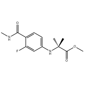 1332524-01-2、N-[3-氟-4-[(甲基氨基)羰基]苯基]-2-甲基丙氨酸甲酯