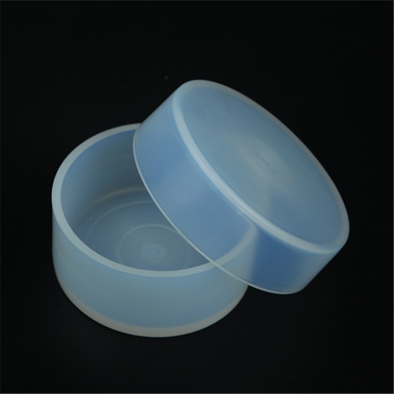 PFA晶圆盒体+盖子底80mm盖89mm特氟龙盒子耐腐蚀存储清洗半导体晶圆