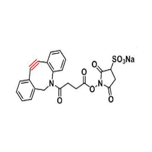 1379761-19-9，Sulfo-DBCO-NHS ester，硫磺-二苯基环辛炔-NHS酯