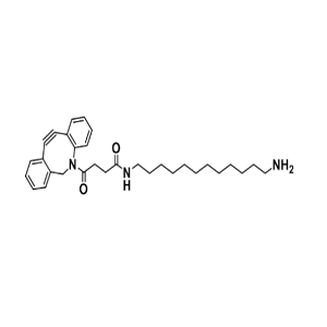 DBCO-C12-amine，二苯并环辛炔碳12氨基，DBCO-C12-NH2