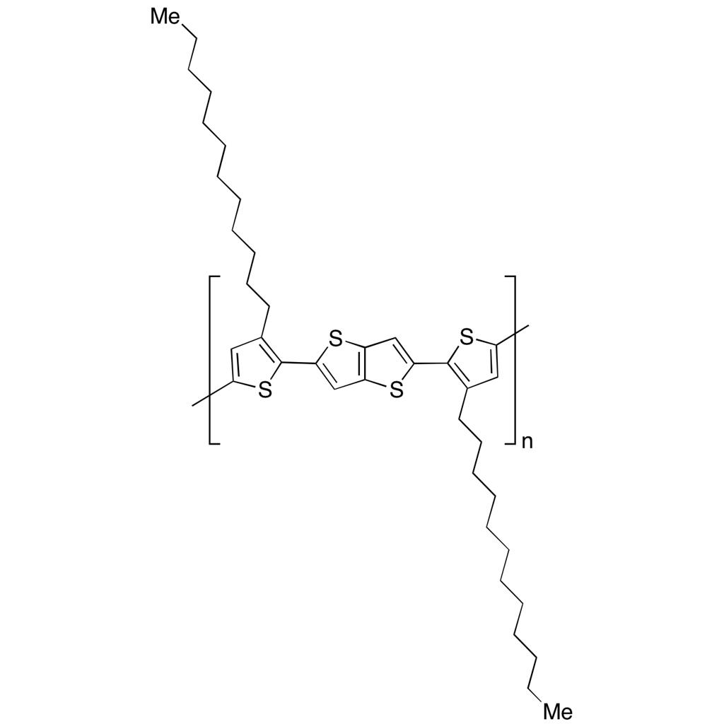 aladdin 阿拉丁 P290370 聚[2,5-双（3-十二烷基噻吩-2-基）噻吩并[3,2-b]噻吩] 888491-18-7 Mw = 40,000 ~ 80,000 (GPC)