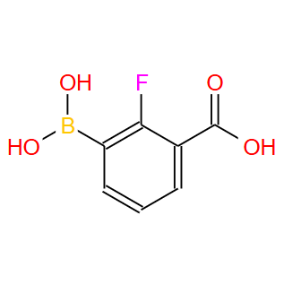 1072952-09-0；3-羧基-2-氟苯硼酸；3-CARBOXY-2-FLUOROPHENYLBORONIC ACID