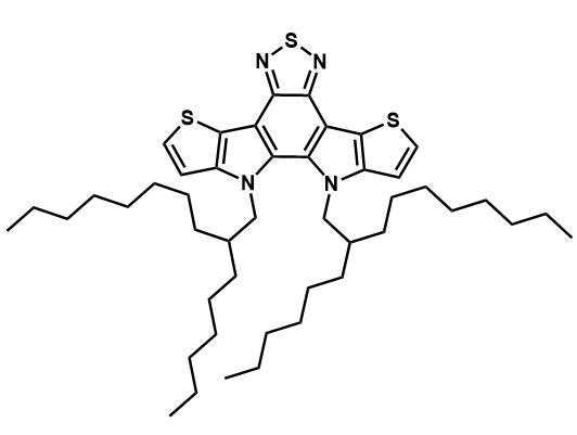 10,11-双(2-己基癸基)-10,11-二氢-[1,2,5]噻二唑并[3,4-e]噻吩并[2',3':4,5]吡咯并[3,2-g]噻吩并[3,2-b]吲哚