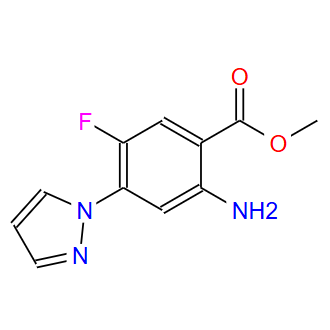 1186663-61-5;2-氨基-4-(1-吡唑基)-5-氟苯甲酸甲酯;Methyl 2-AMino-5-fluoro-4-(1-pyrazolyl)benzoate