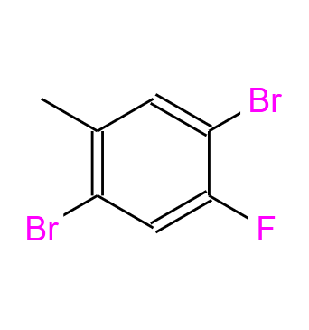 134332-29-9;2,5-二溴-4-氟甲苯;2,5-DIBROMO-4-FLUOROTOLUENE