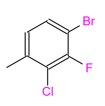 909122-21-0；4-溴-2-氯-3-氟甲苯；4-Bromo-2-chloro-3-fluorotoluene