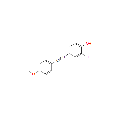 2-氯-4-((4-甲氧基苯基)乙炔基)苯酚