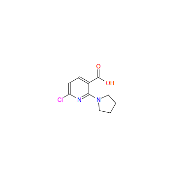 6-chloro-2-(pyrrolidin-1-yl)nicotinic acid