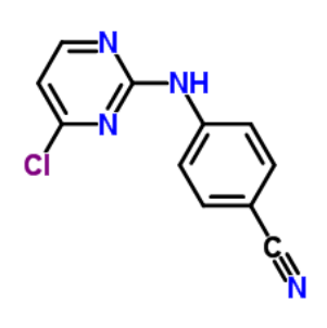 4-[(4-氯-2-嘧啶基)氨基]苯腈；244768-32-9