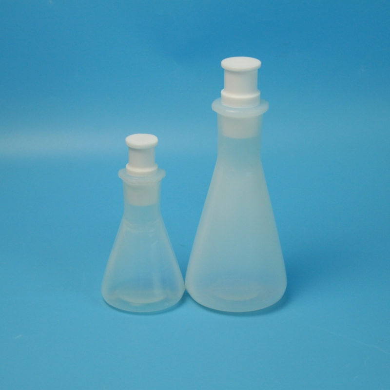 PFA锥形瓶100ml250ml三角烧瓶耐氢氟酸耐高温反应瓶