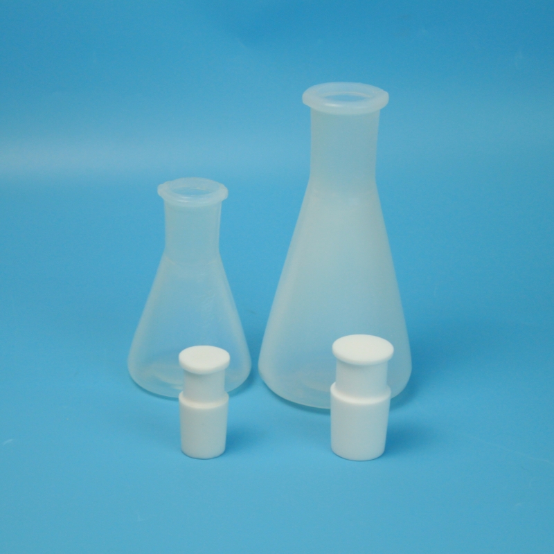PFA锥形瓶100ml250ml三角烧瓶耐氢氟酸耐高温反应瓶