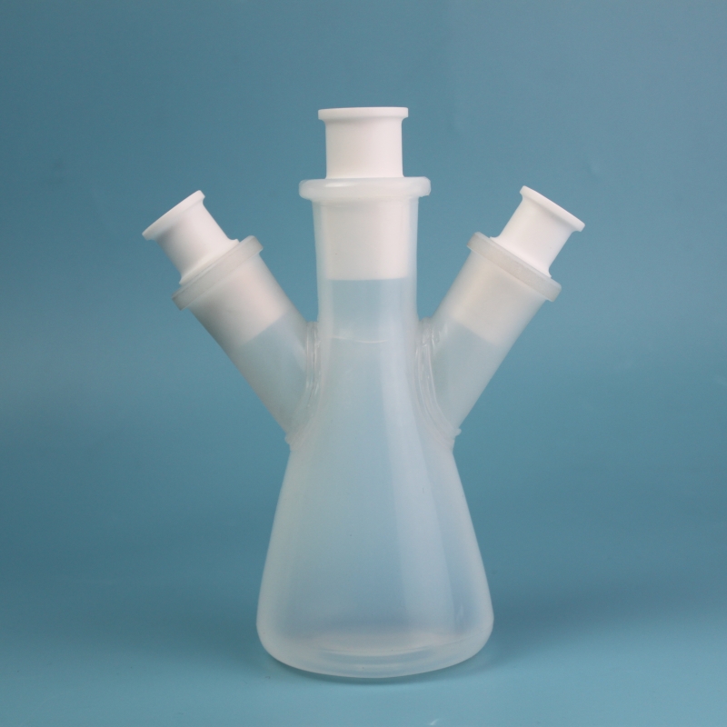 PFA锥形瓶100ml250ml三角烧瓶耐氢氟酸耐高温反应瓶