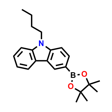 9-丁基-3-(4,4,5,5-四甲基-1,3,2-二氧硼杂环戊烷-2-基)-9H-咔唑
