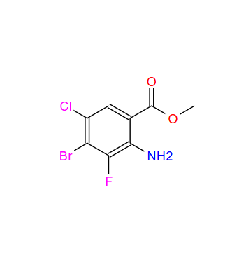 methyl 2-amino-4-bromo-5-chloro-3-fluorobenzoate
