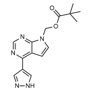 [4-(1H-吡唑-4-基)-7H-吡咯并[2,3-D]嘧啶-7-基]甲基特戊酸酯；1146629-77-7