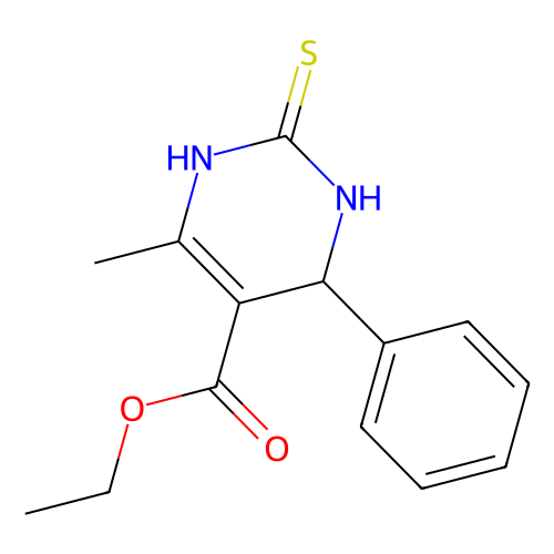 aladdin 阿拉丁 E330578 Ethyl 6-methyl-4-phenyl-2-thioxo-1,2,3,4-tetrahydropyrimidine-5-carboxylate 33458-26-3 ≥97%