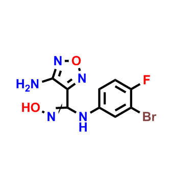 4-氨基-N-(3-溴-4-氟苯基)-N'-羟基-1,2,5-恶二唑-3-甲脒